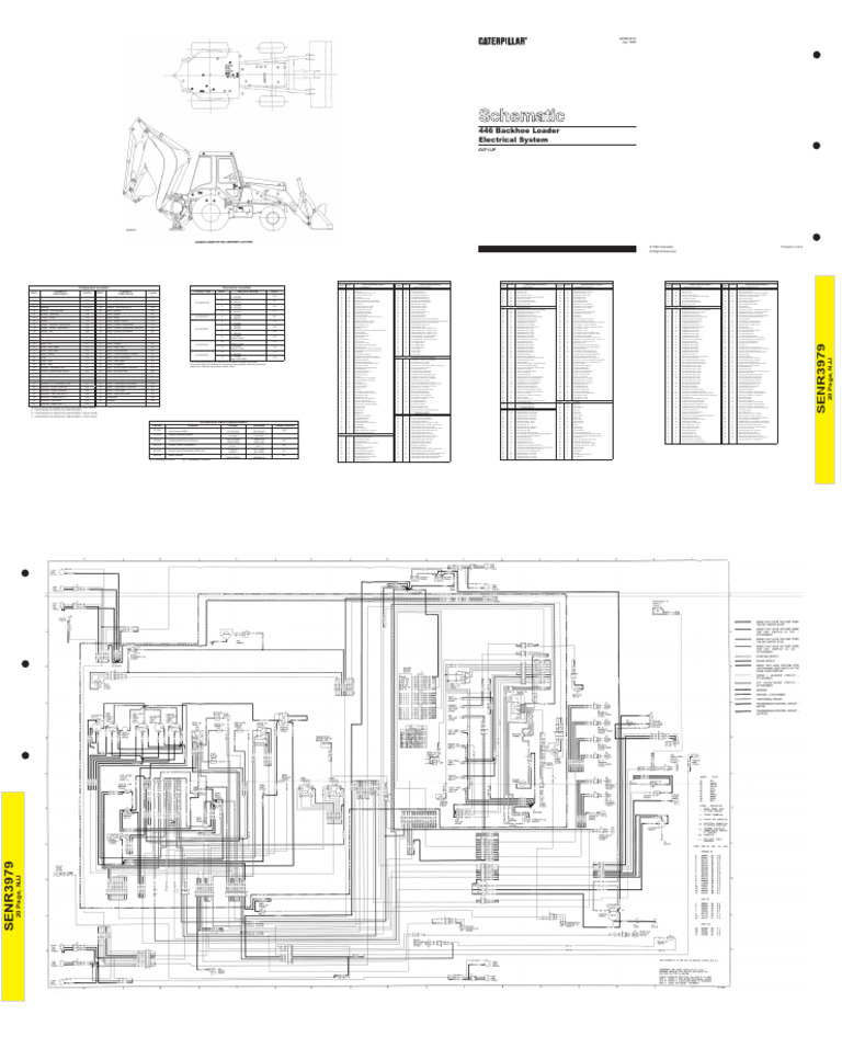 446 Backhoe Loader Electrical System Guide | PDF | Switch | Clutch