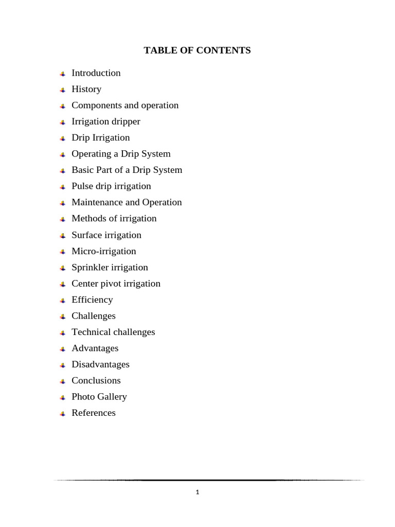 Drip Irrigation Pdf Irrigation Water Management