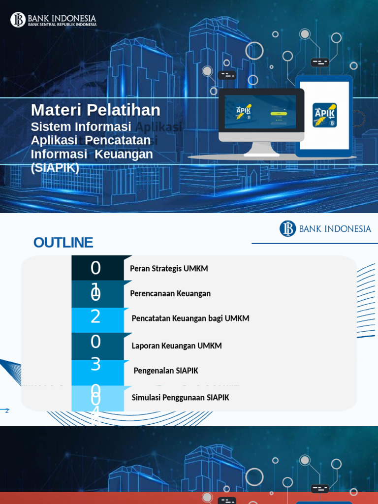 Pengenalan Aplikasi SIAPIK untuk UMKM | PDF