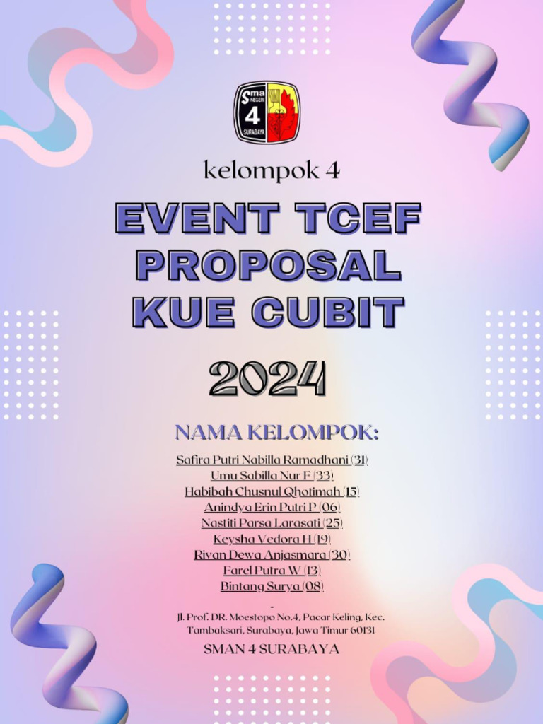 Proposal Tcef Kelompok 4 X2 Final | PDF