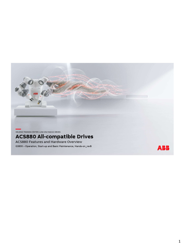 ACS880 Low-Voltage Drive Overview | PDF | Rectifier | Power Inverter
