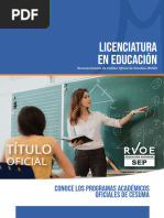 Licenciatura en Educación