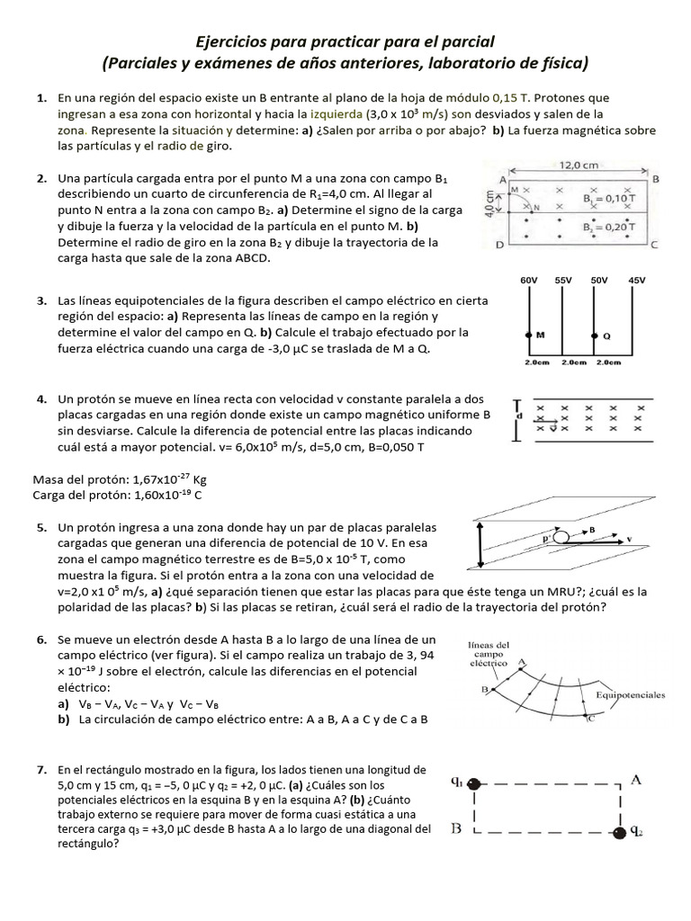 Ejercicios para Practicar para El Parcial (Parciales y Exámenes de Años ...