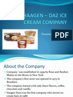 HAAGEN – DAZ ICE CREAM COMPANY