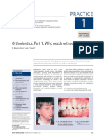 Orthodontics. Part 1