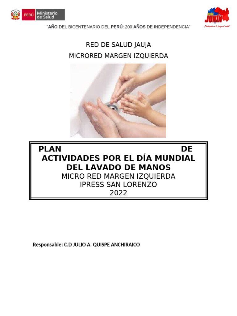 Importancia del Lavado de Manos en Salud | PDF | Lavado de manos ...