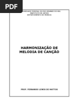 Harmonização de Melodia de Canção