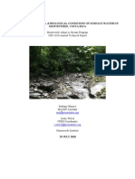 Technical Report 2009-2010 Monteverde Adopt-A-Stream