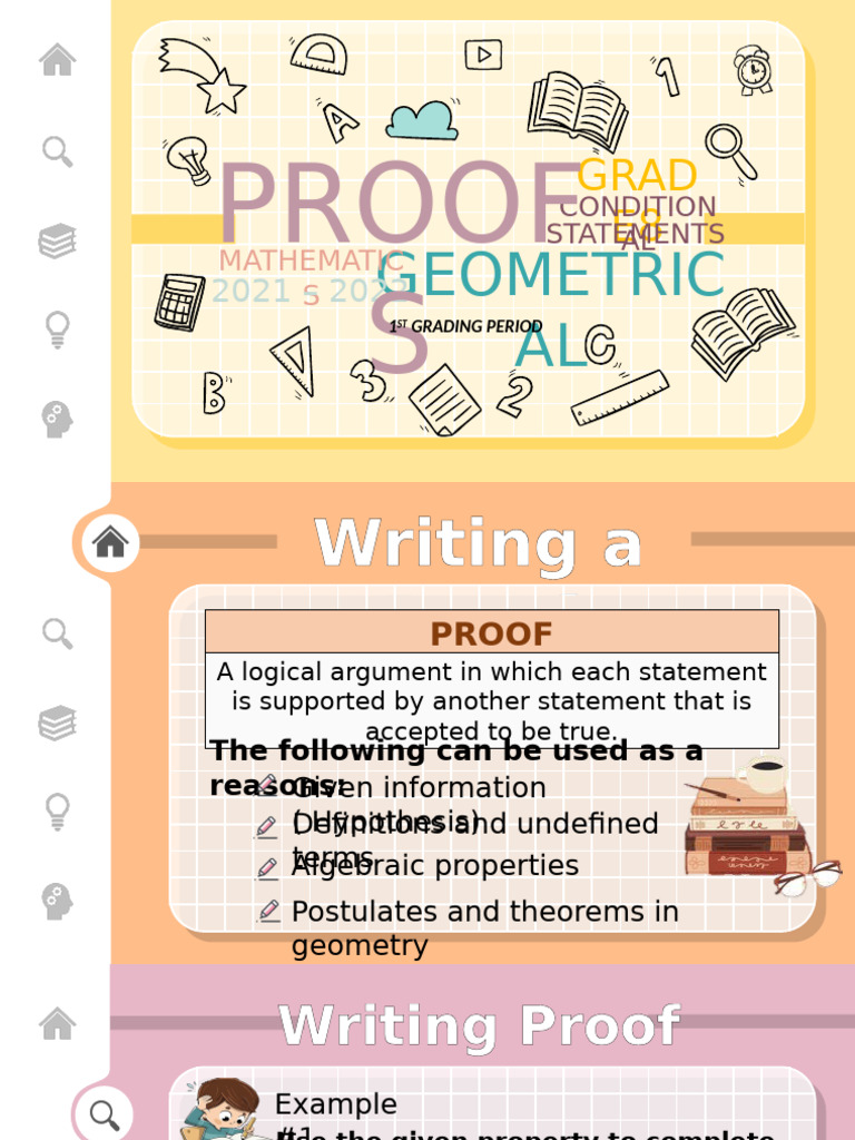 How To Write A Geometric Proof
