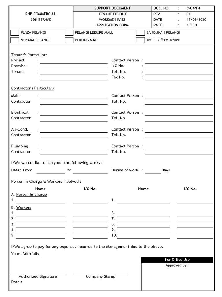 Pp workmen pass application form revised 14 09 2021 pdf