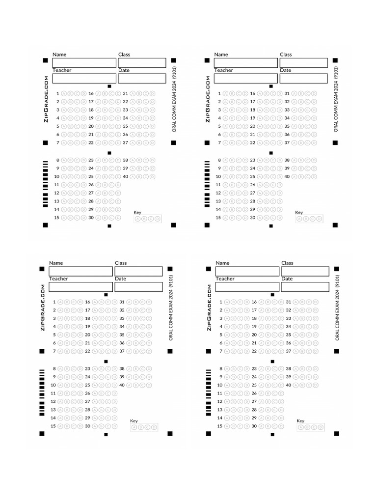 Periodical Answer Sheet2024 | PDF