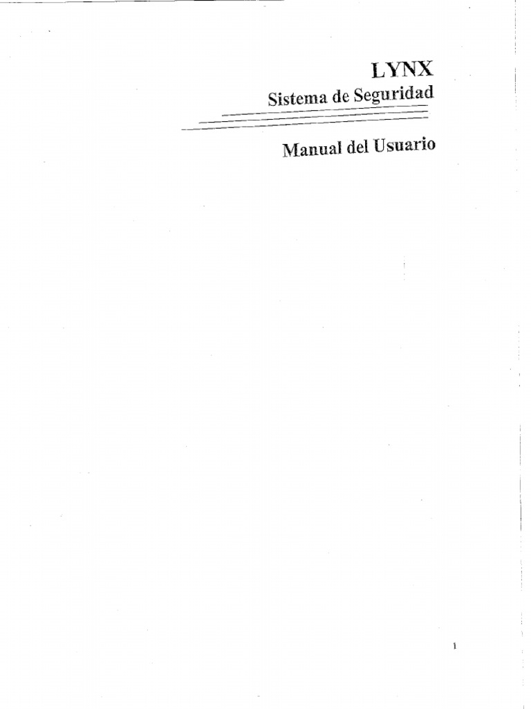Lynx Manual Spanish | PDF