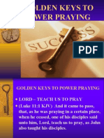 Golden Keys To Power Praying