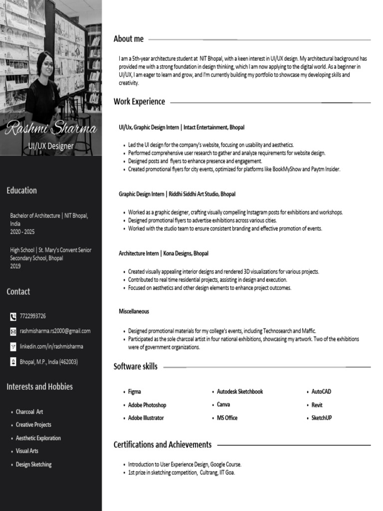 Rashmi Sharma Portfolio Pdf Mobile App Software