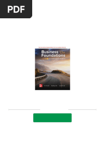 (PDF Download) Business Foundations: A Changing World, 13e ISE 13th Edition O. C. Ferrell Fulll Chapter