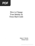 James Doolin - How To Change Your Identity and Erase Bad Credit (Ebook (PDF) )