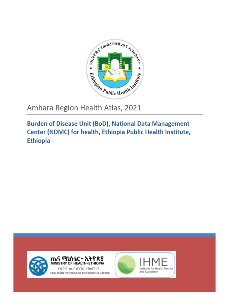 Amhara Health Atlas 2021 Insights | PDF | Wash | Total Fertility Rate
