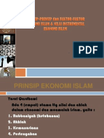 Prinsip-Prinsip Dan Faktor-Faktor Ekonomi Islam & Nilai Instrumental Ekonomi Islam