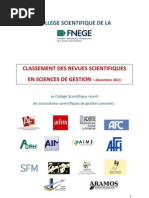 Download Classement Revue Gestion FNEGE 2011 by Sardar Haroon Khan SN75937213 doc pdf