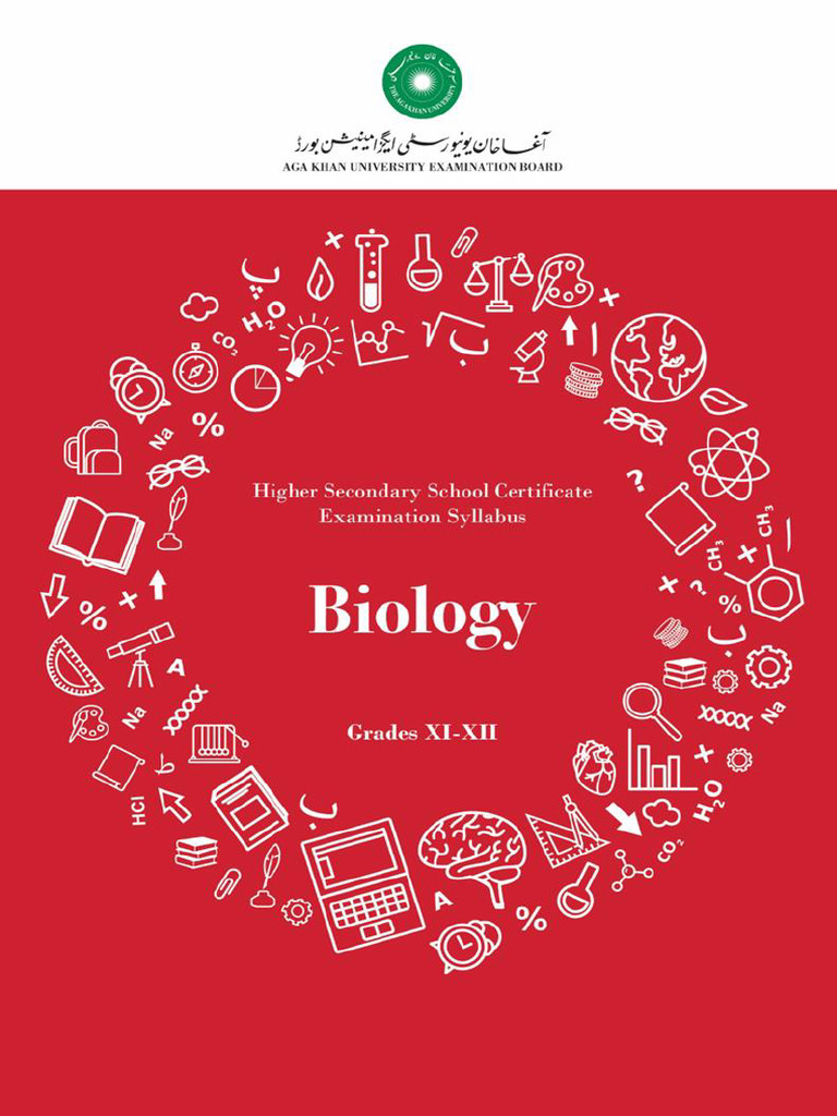 Biology Syllabus 2022 Akueb Pdf