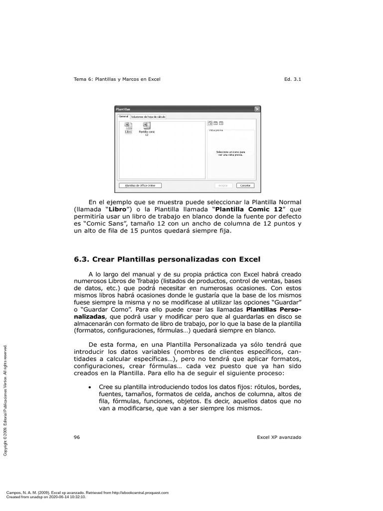 Excel XP Avanzado - (EXCEL XP AVANZADO (... ) ) | PDF