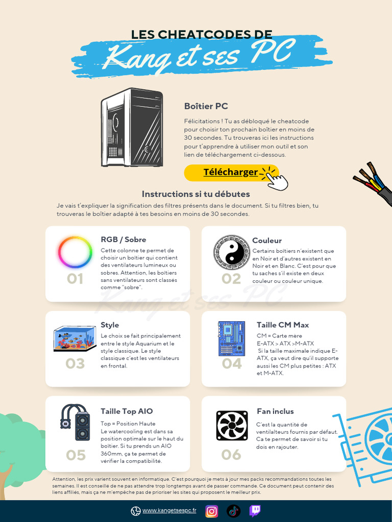Cheatcode Boitier | PDF