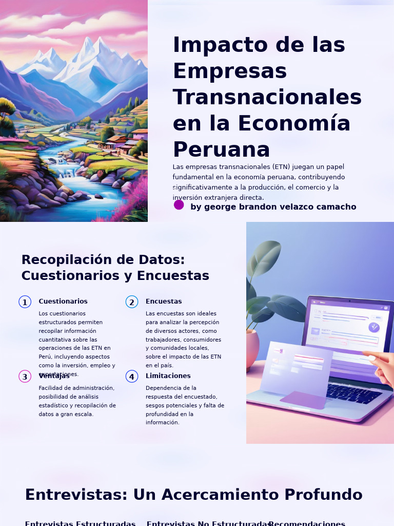 Impacto de Las Empresas Transnacionales en La Economia Peruana | PDF