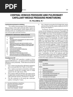 Central Venous Pressure and Pulmonary Capillary Wedge Pressure Monitoring