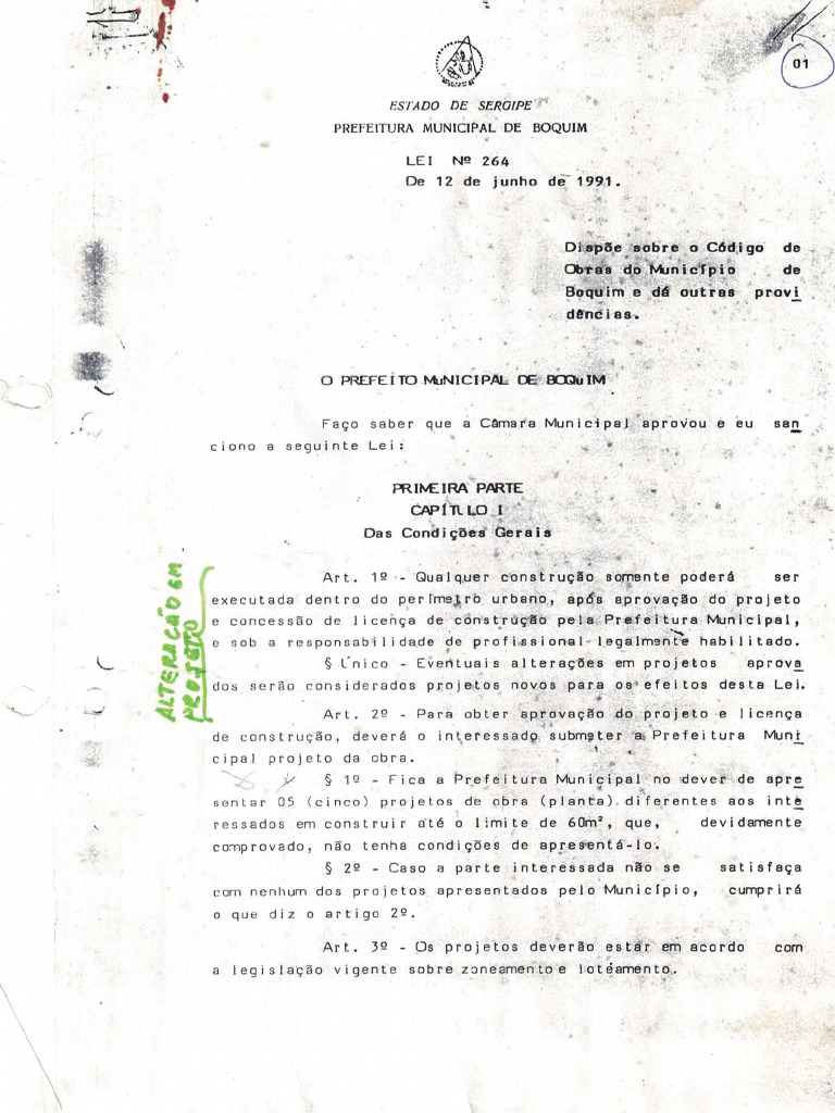 Código de Obras Lei 264 | PDF