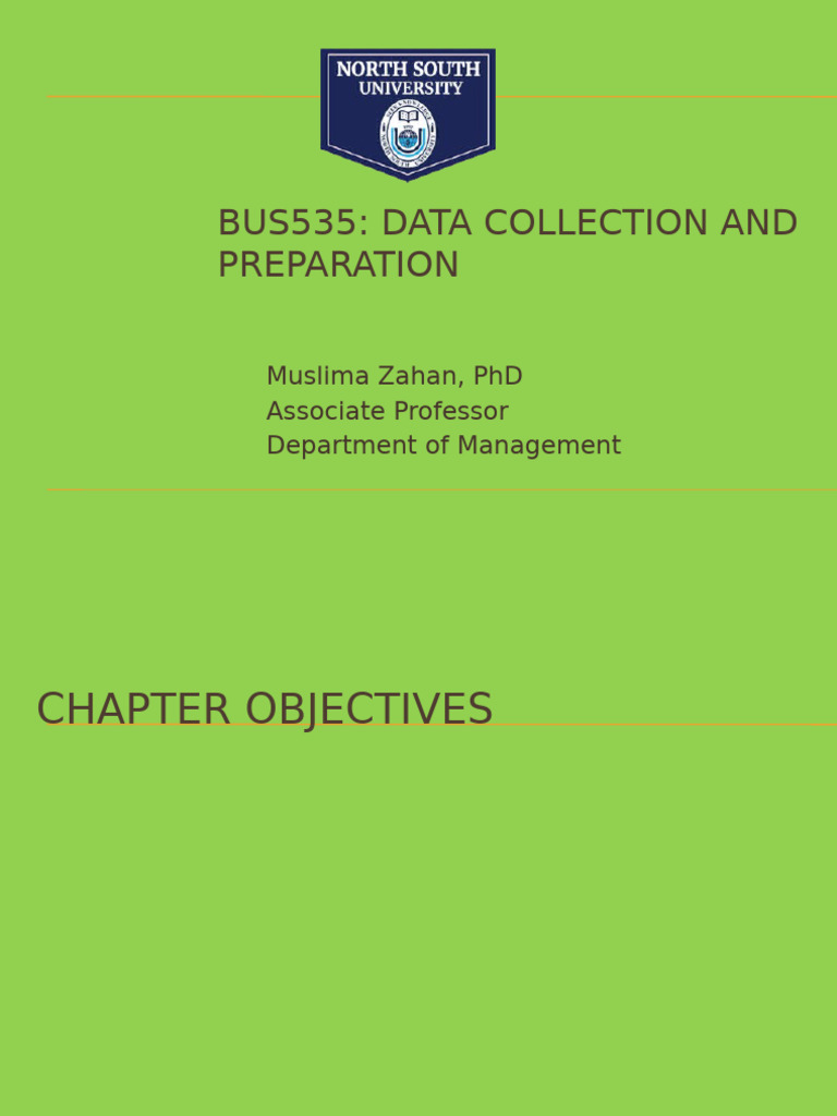 Lecture+8 Data+Collection+and+Preparation | PDF