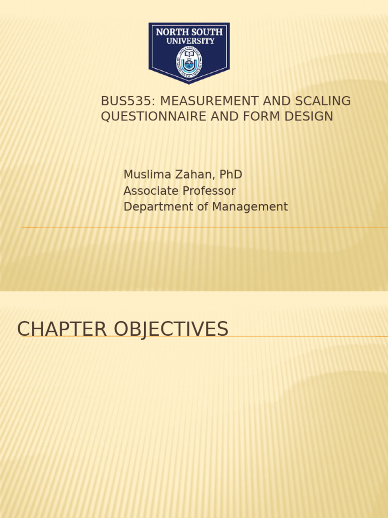 Lecture+6 Measurement+&+Scaling | PDF