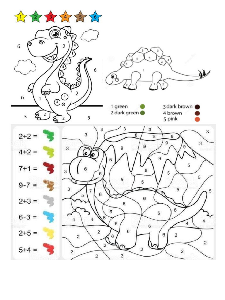 Dino color pdf