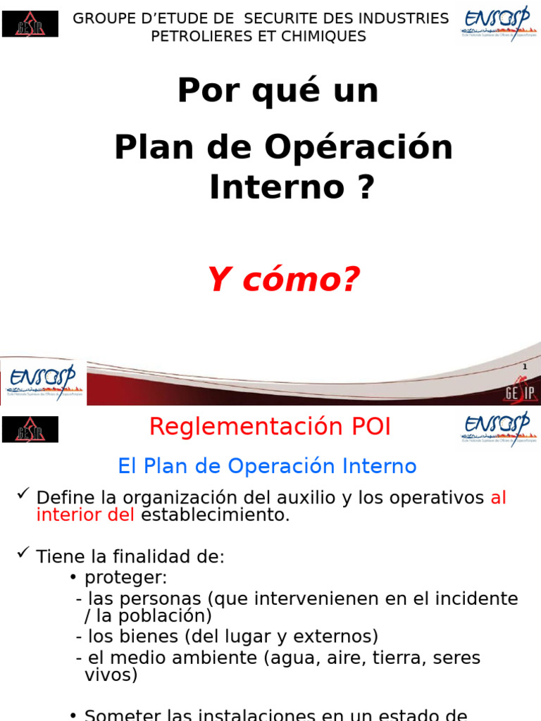 Plan de Operaciones Interno | PDF