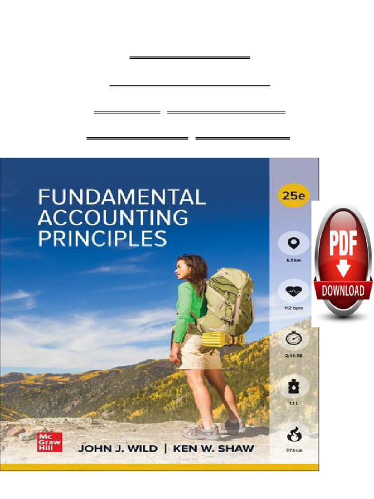 Solution Manual For Fundamental Accounting Principles 25th