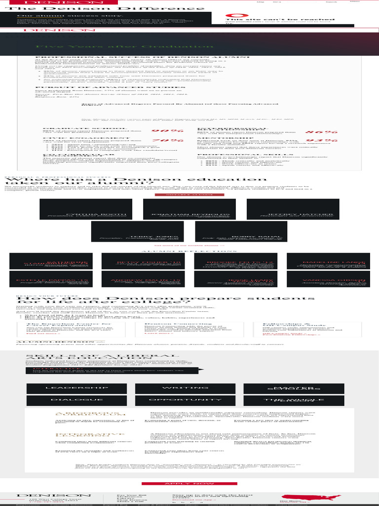 The Denison Difference Denison University Pdf