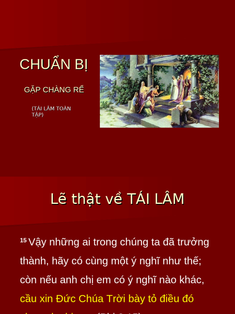 CHUẨN BỊ GẶP CHÀNG RỂ | PDF