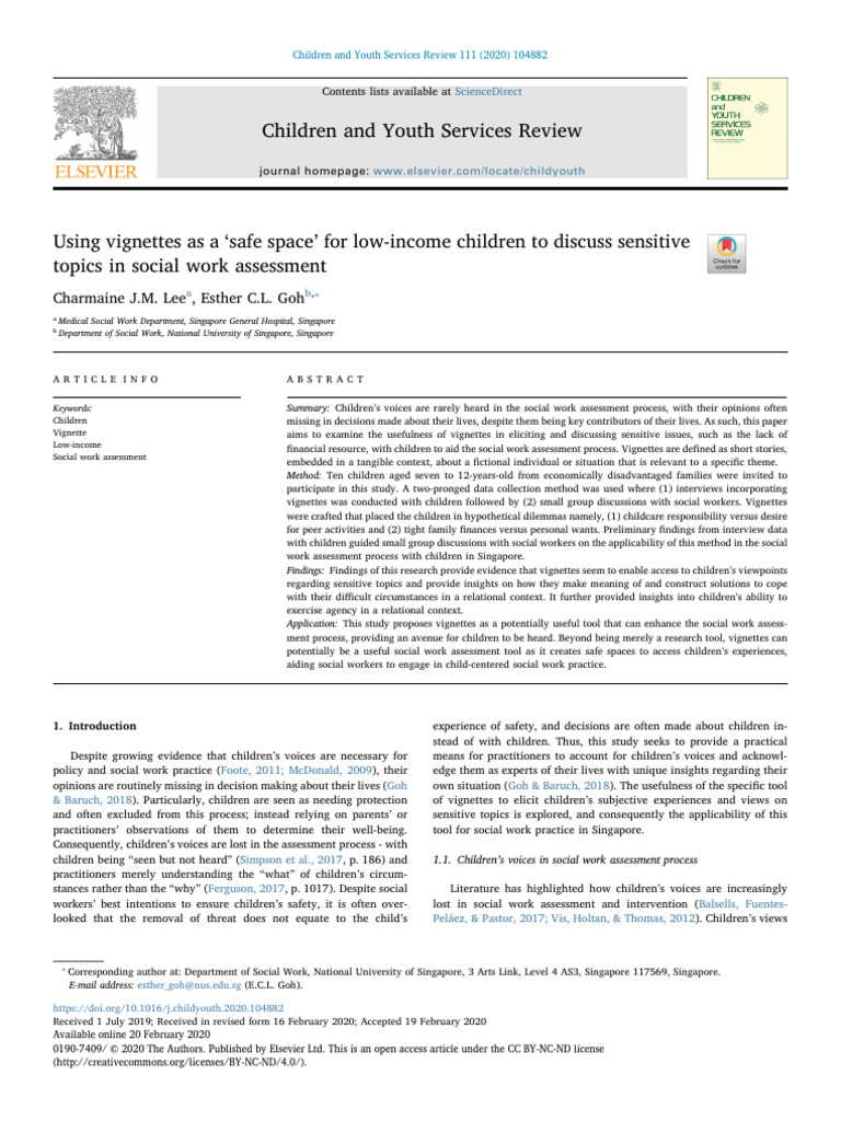 Children and Sensetive Topics | PDF | Child Care | Social Work