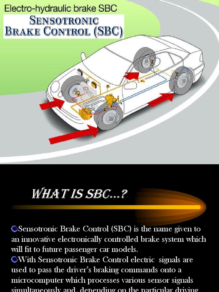Sensotronic Brake Control PDF Brake Vehicle Technology