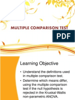 Multiple Comparison Test