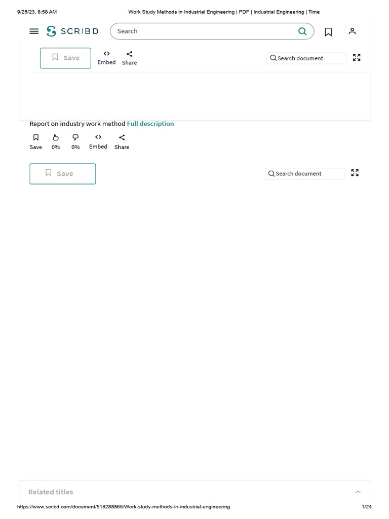 Work Study Methods In Industrial Engineering Pdf Industrial