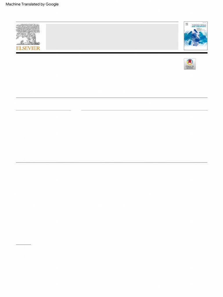 Digital Education Tools For Critical Thinkin Development | PDF