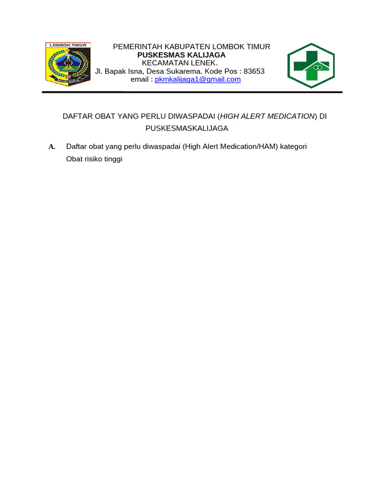 DAFTAR OBAT HAM Psiko | PDF