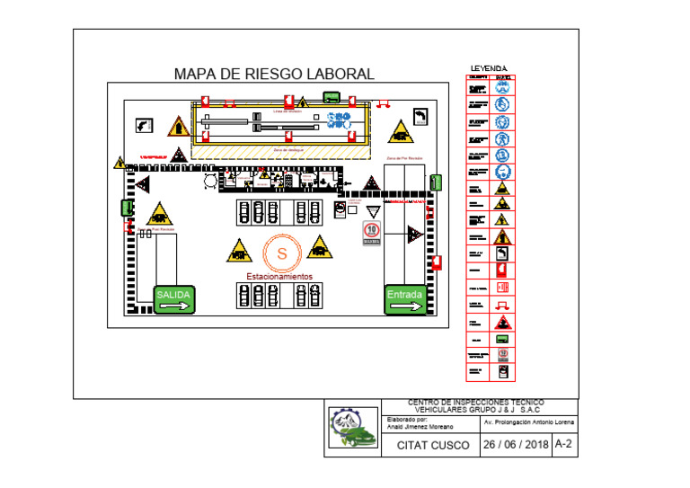Mapa de Riesgo Planta de Revisión Tecnica Actualizado | PDF