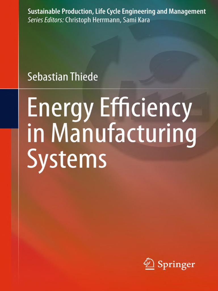 Energy Efficiency in Manufacturing Systems 2012 PDF | PDF