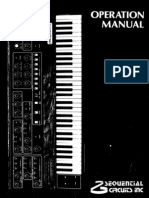 Sequential Circuits Prophet5 Manual