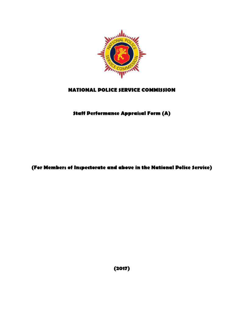 Appraisal Form Ips and Above | PDF