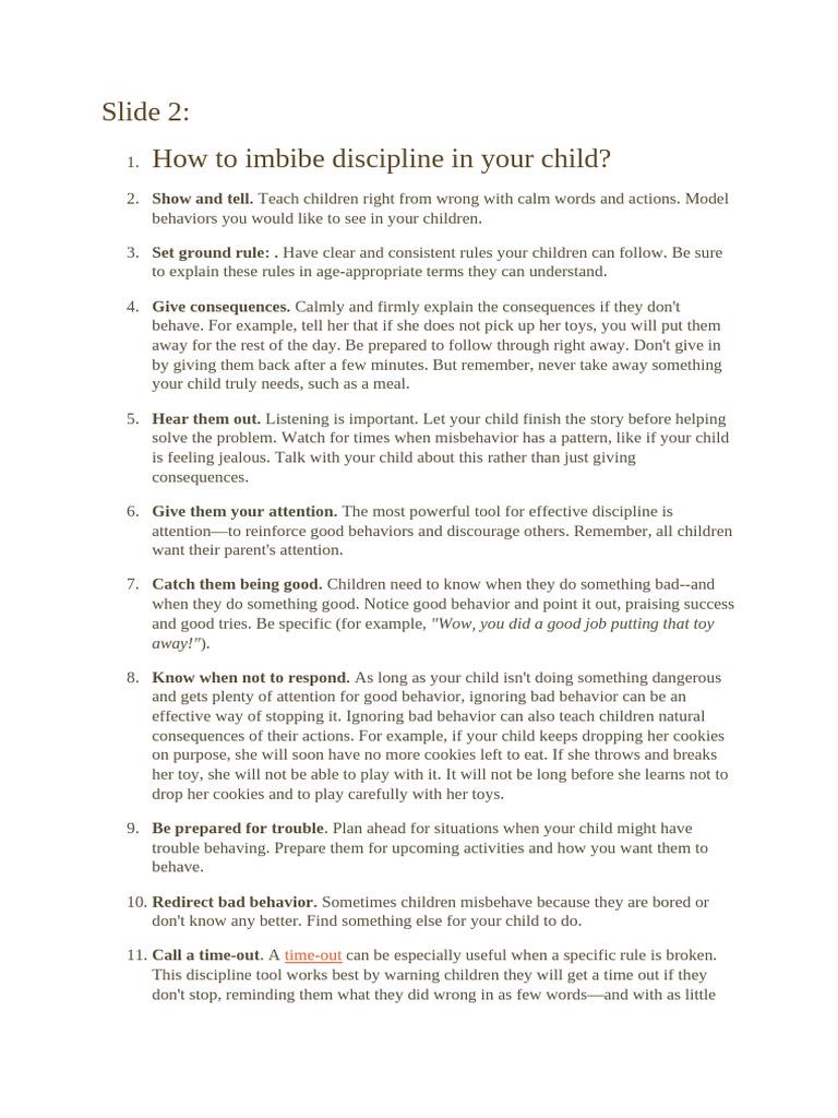 Discipline | PDF