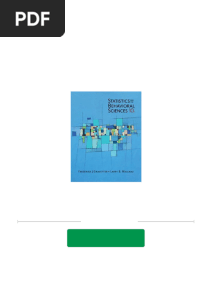 Statistics For The Behavioral Sciences 10th Edition PDF (Etextbook) All Chapter Instant Download