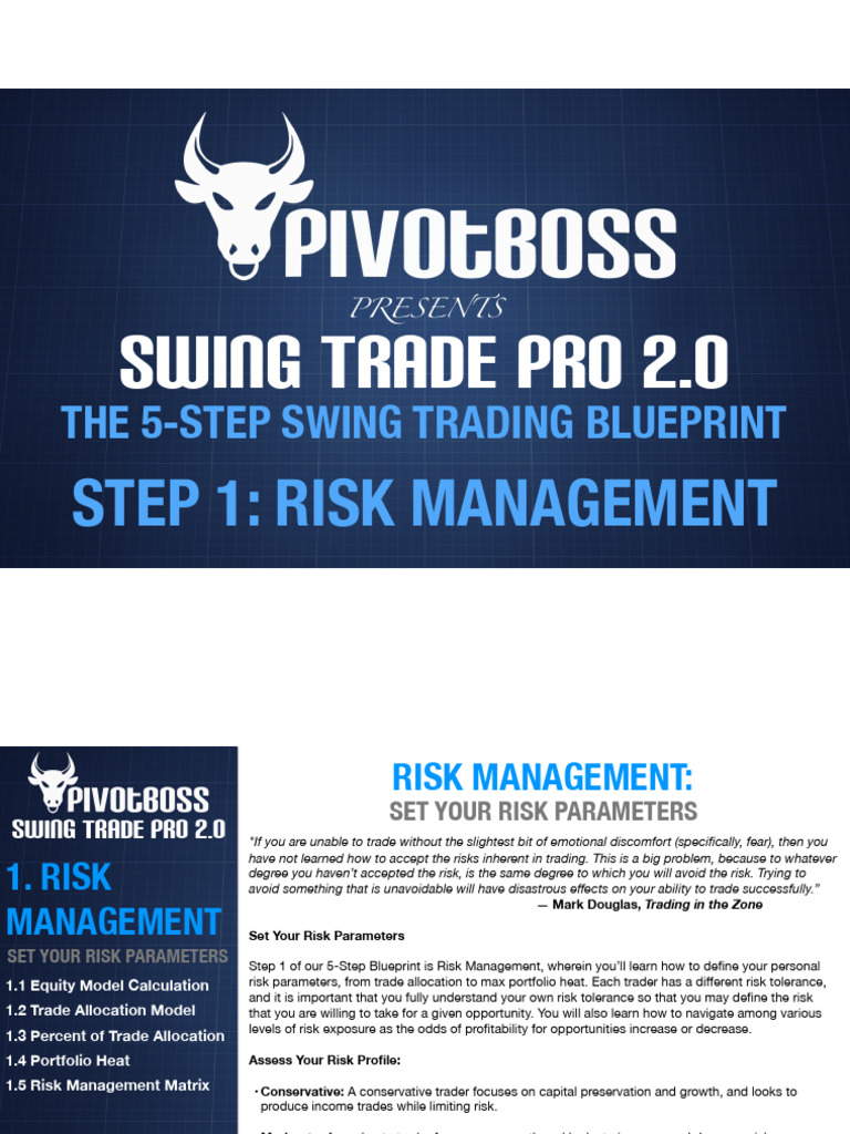 Swing Trade Manual Professional Guide 2 | PDF | Risk | Market Trend
