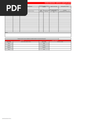 Goods or Service Received Note (EN)